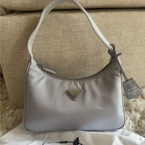 Prada Silver Women's Shoulder Bag